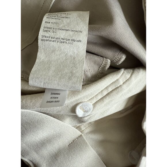 SPANX Women's Ultra Wide Leg Cream High Rise Plus Size Crop Jeans Size 1X - Picture 6 of 7